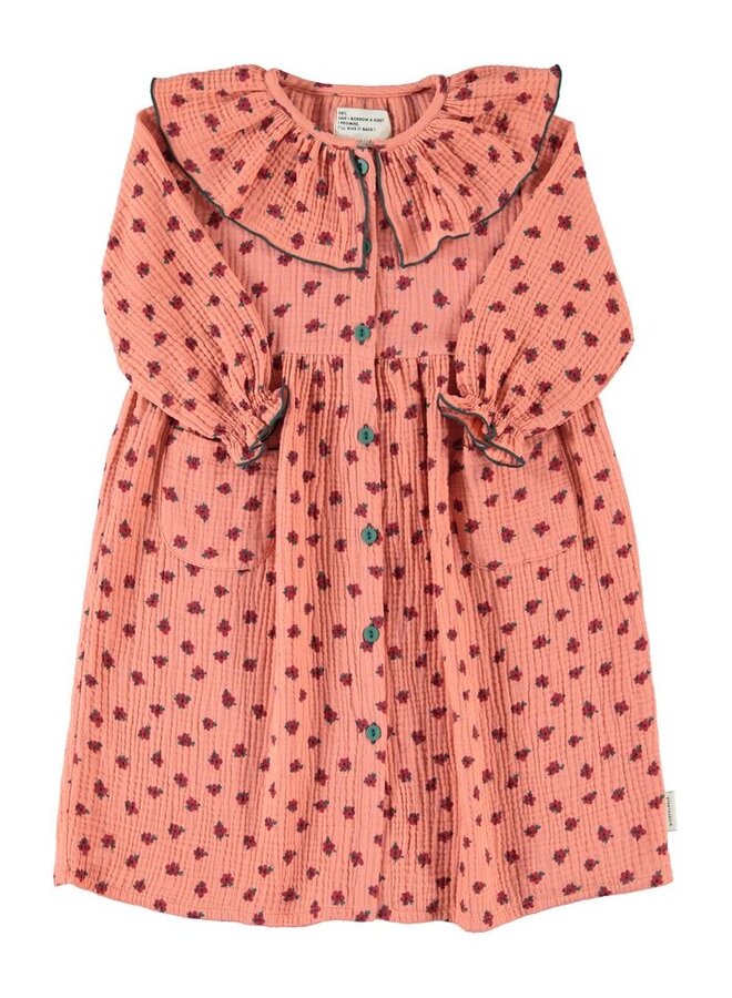 Piupiuchick | long dress | pink w/ little flowers