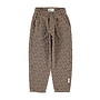 Piupiuchick | unisex trousers | brown w/ animal print