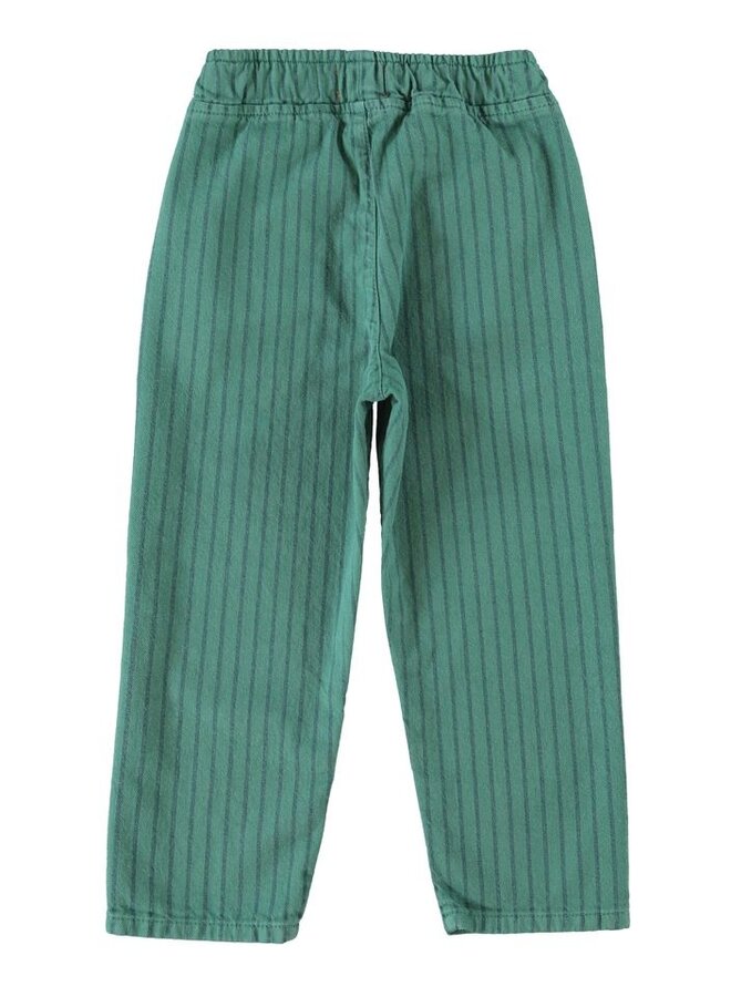 Piupiuchick | trousers | green w/ black stripes