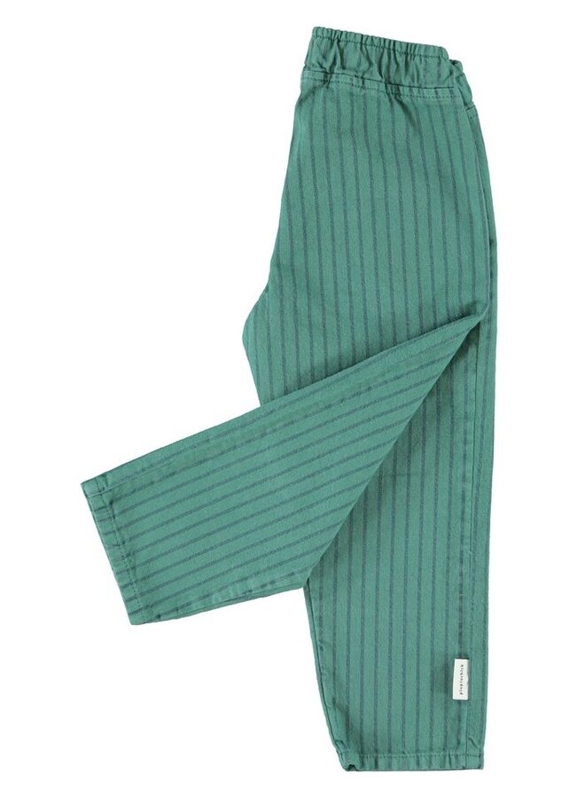 Piupiuchick | trousers | green w/ black stripes