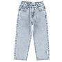Piupiuchick | unisex trousers | fadded light blue denim