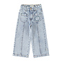 Piupiuchick | flare trousers | fadded light blue denim