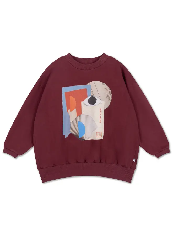 Repose | cozy drop sweater | mulberry rocket