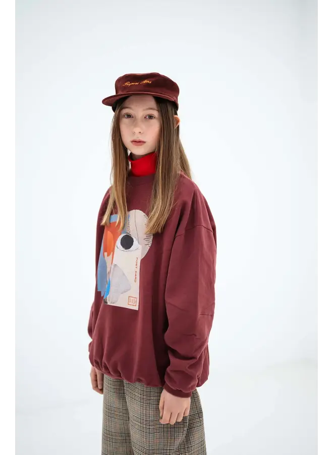 Repose | cozy drop sweater | mulberry rocket