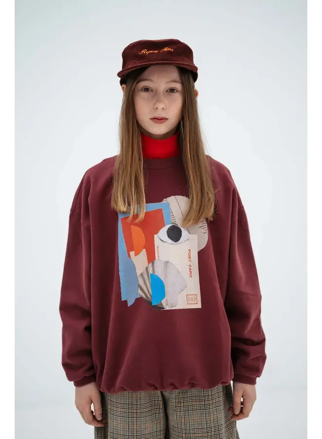 Repose | cozy drop sweater | mulberry rocket