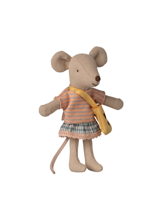 Maileg | little sister mouse with bag