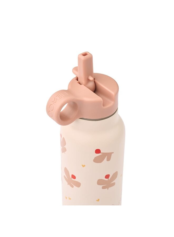 Liewood | falk water bottle 350ml | butterfly/apple blossom