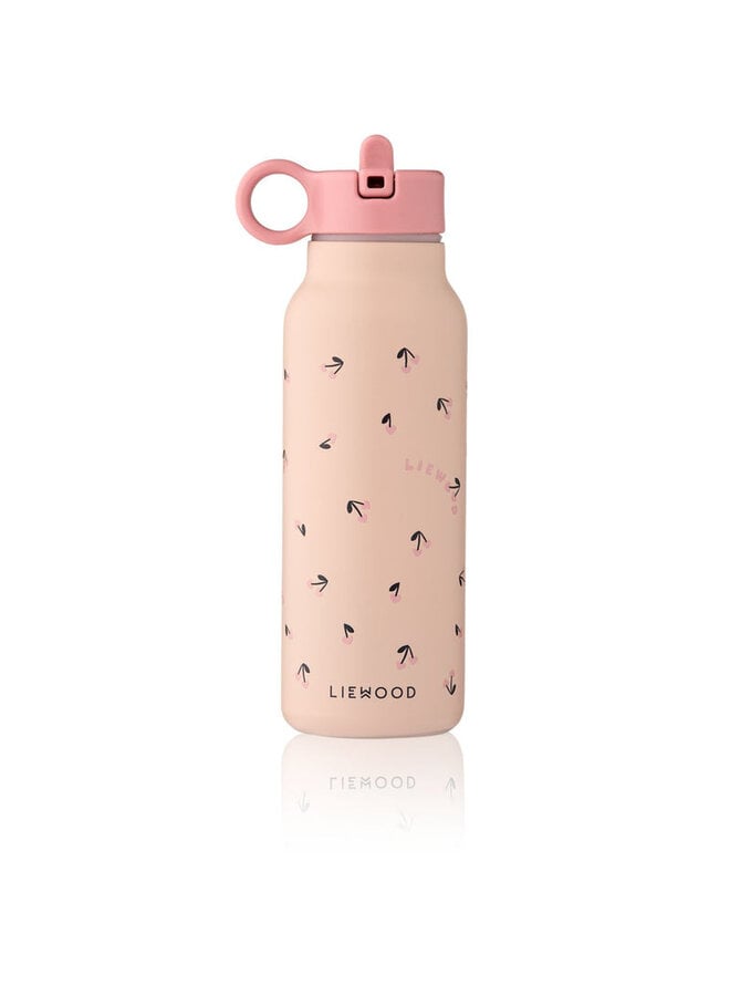 Liewood | falk water bottle 350ml | mini cherry heart/rosey