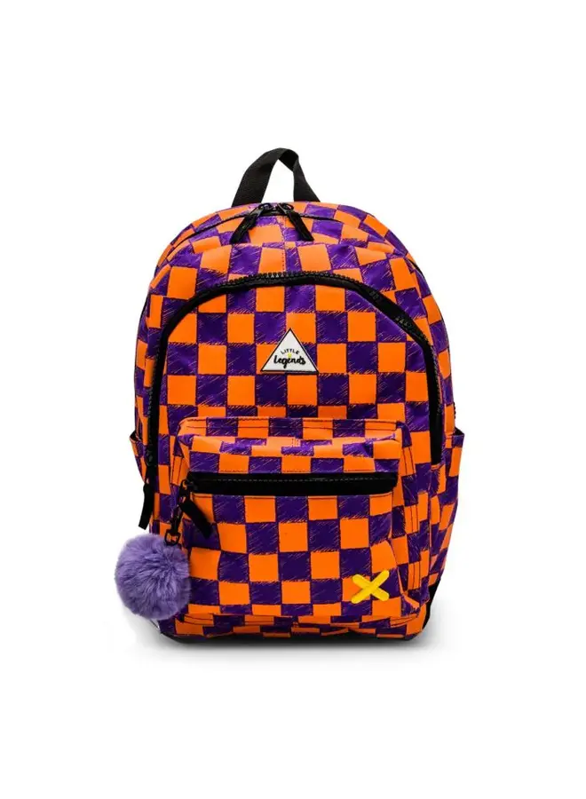 Little Legends | backpack l | multi checkerboard