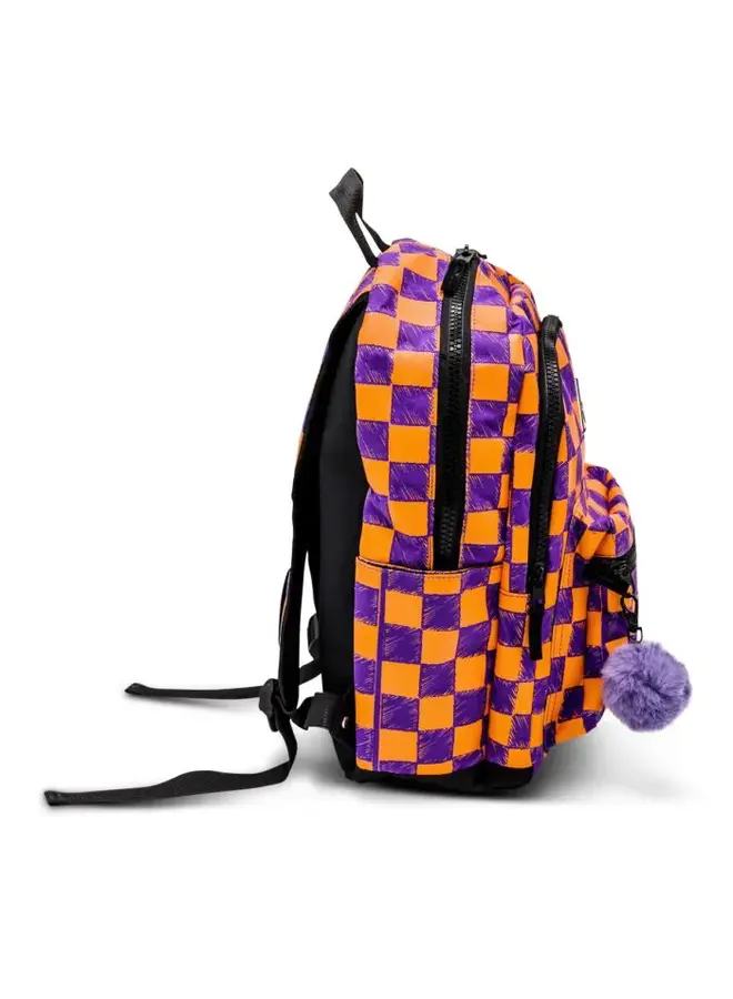 Little Legends | backpack l | multi checkerboard
