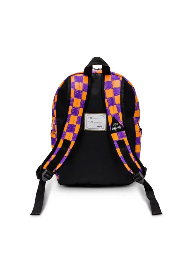 Little Legends | backpack l | multi checkerboard
