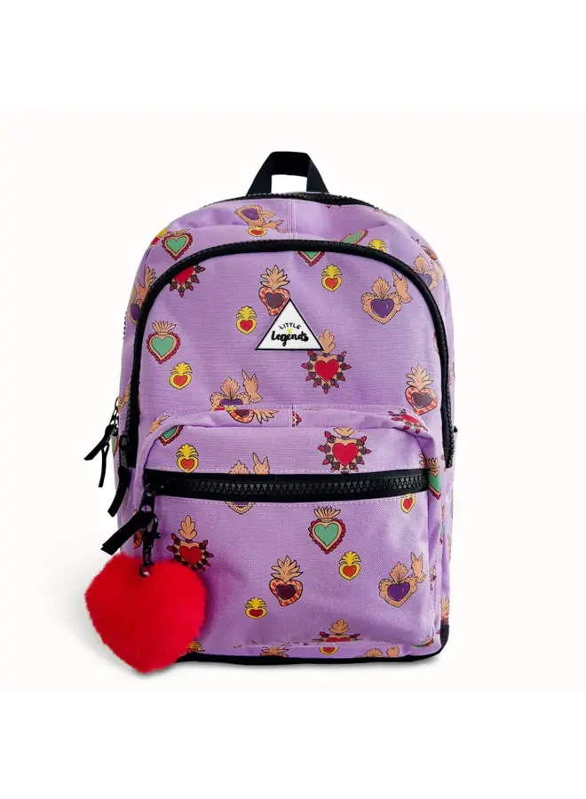 Little Legends | backpack l | milagros heart lilac