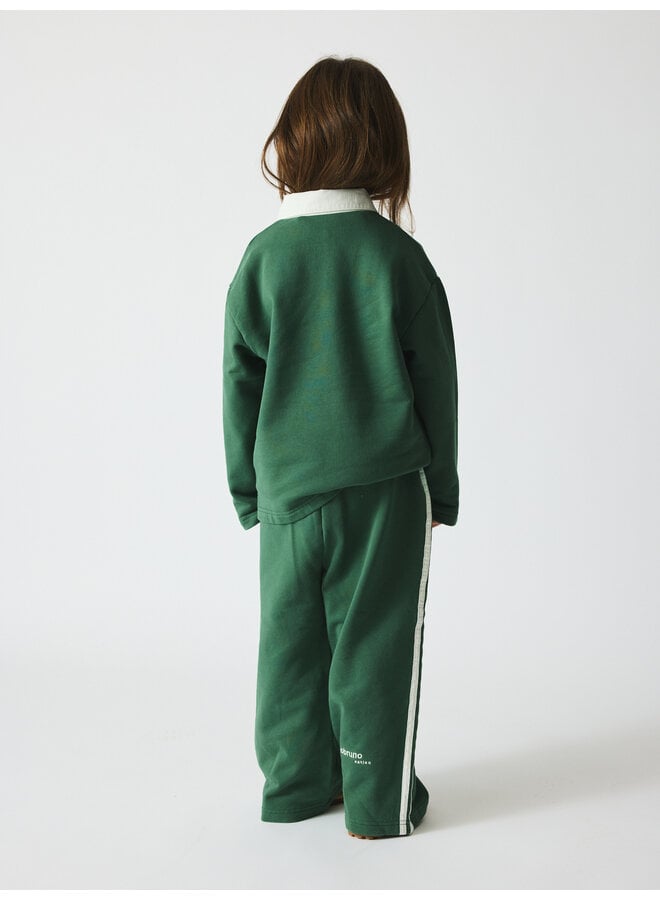 Brunobruno nation | francis stripe sweat pants nb | myrtle green