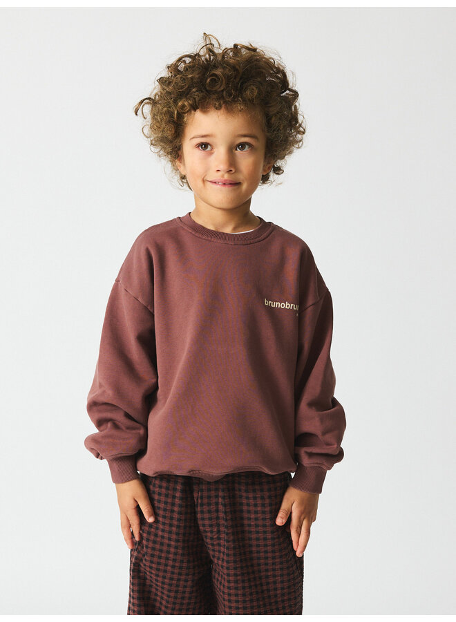 Brunobruno nation | norah sweatshirt | marron plum