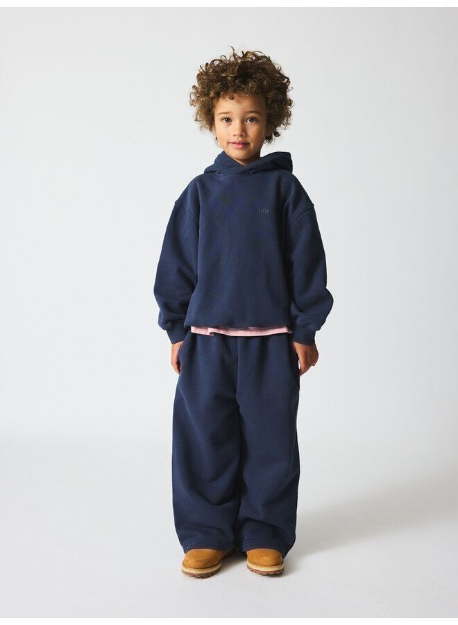 Brunobruno nation | nicolaj embr hoodie | mood indigo blue