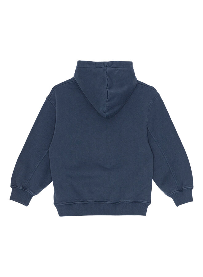 Brunobruno nation | nicolaj embr hoodie | mood indigo blue