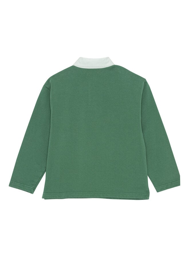 Brunobruno nation | dana polo sweatshirt nb | myrtle green