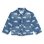 Brunobruno nation | sena aop overshirt | mid blue polar bear aop