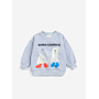 Bobo Choses | baby booty ghosts sweatshirt | light blue
