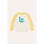 The Campamento | gentleman color block sweatshirt | ecru