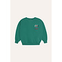 The Campamento | smiling face green sweatshirt | green