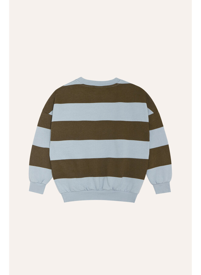 The Campamento | stripes sweatshirt | green