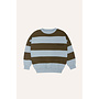 The Campamento | stripes sweatshirt | green