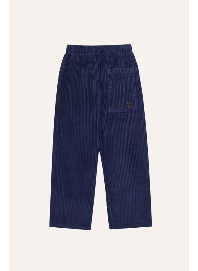 The Campamento | blue corduroy trousers | blue