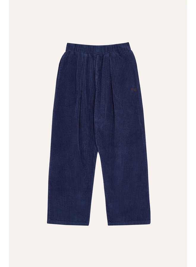 The Campamento | blue corduroy trousers | blue