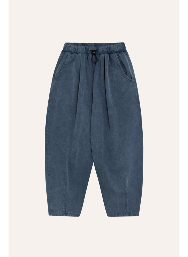 The Campamento | blue washed trousers | blue