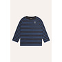 The Campamento | blue and grey stripes tshirt | blue