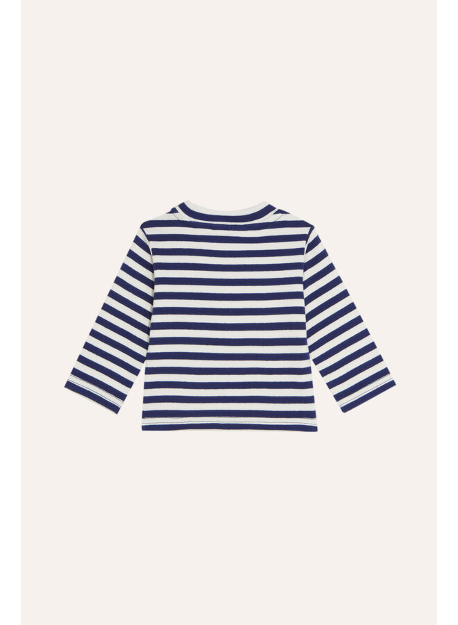 The Campamento | stripes baby tshirt | blue