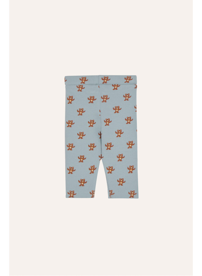 The Campamento | happy bears baby leggings | light blue
