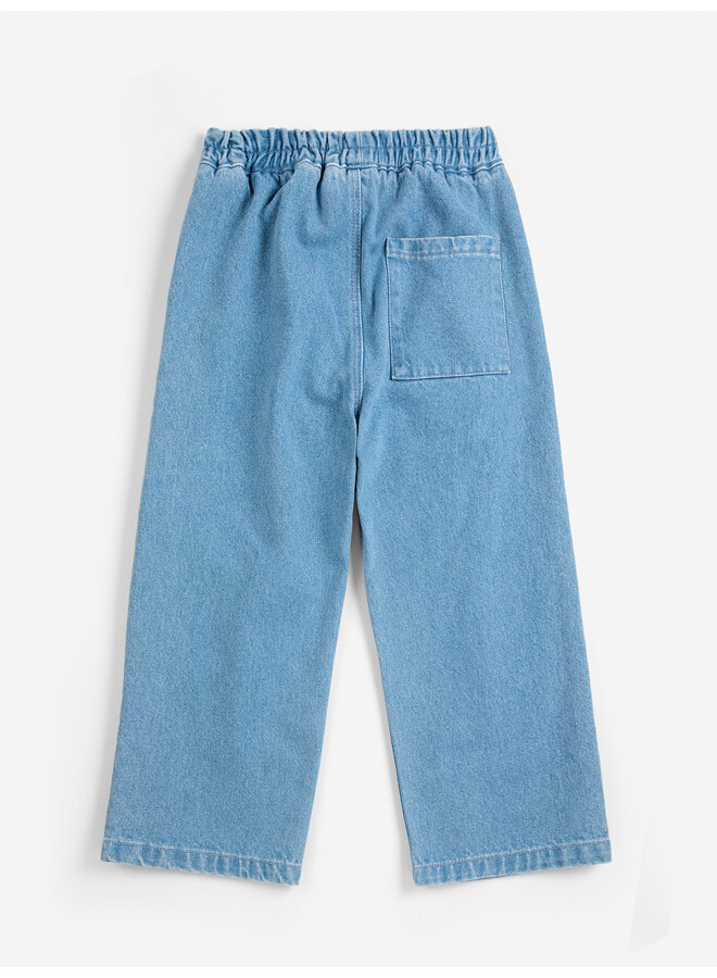 Bobo Choses | bobo choses embossed denim pants | blue