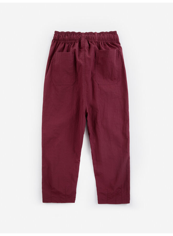 Bobo Choses | bobo choses bolder tracksuit pants | burgundy red