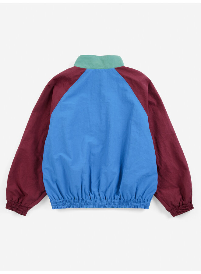 Bobo Choses | b.c. embossed tracksuit jacket | blue