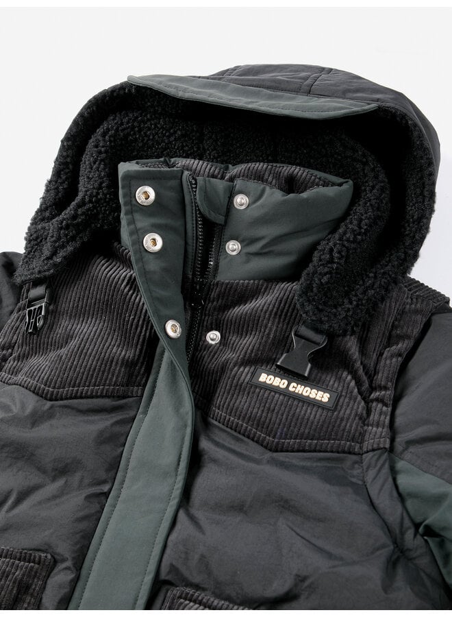 Bobo Choses | bobo choses padded anorak | midnight blue