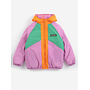 Bobo Choses | almost moiré all over reversible anorak | fuchsia