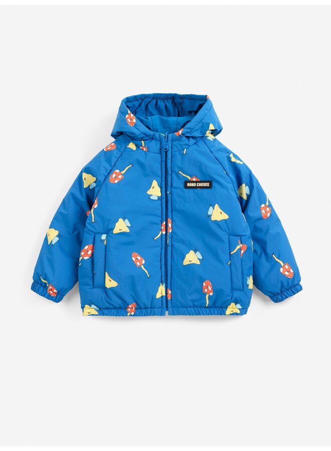 Bobo Choses | mush monster duo all over reversible anorak | blue