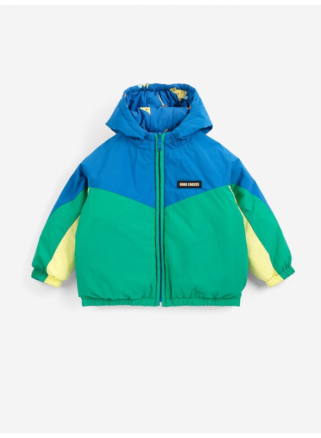 Bobo Choses | mush monster duo all over reversible anorak | blue