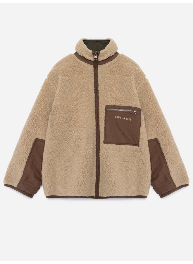 True Artist | reversible jacket nº03 otter brown | brown