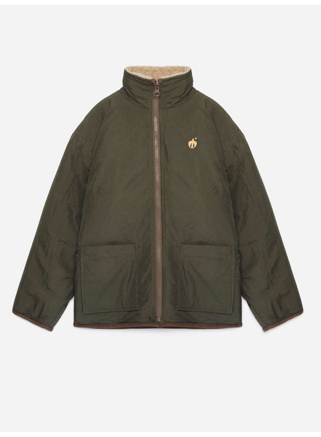 True Artist | reversible jacket nº03 otter brown | brown