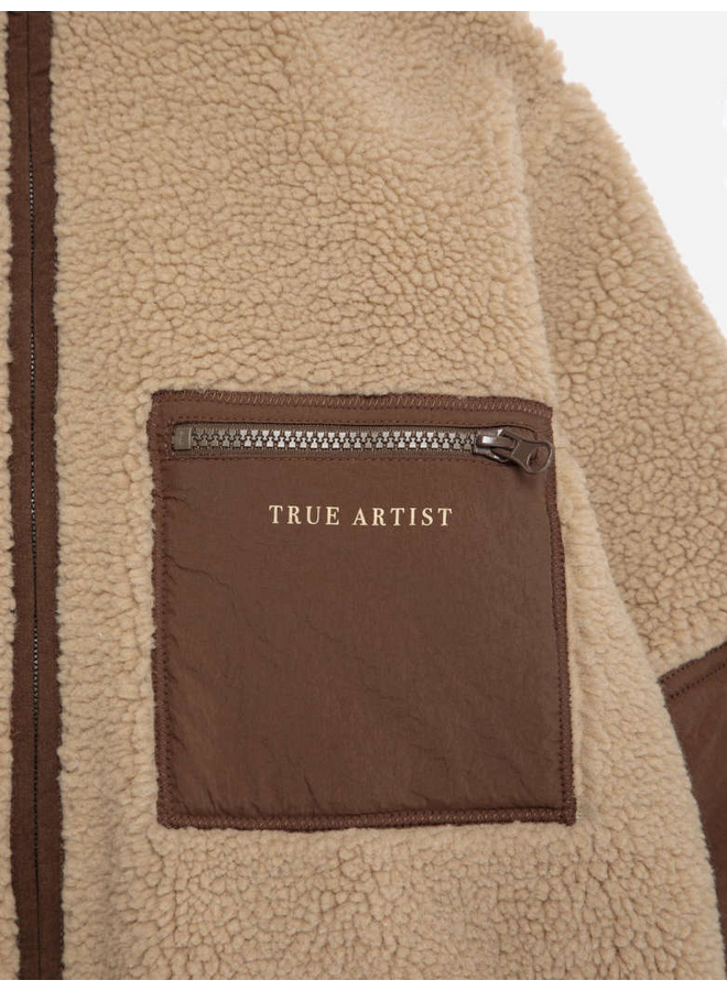 True Artist | reversible jacket nº03 otter brown | brown