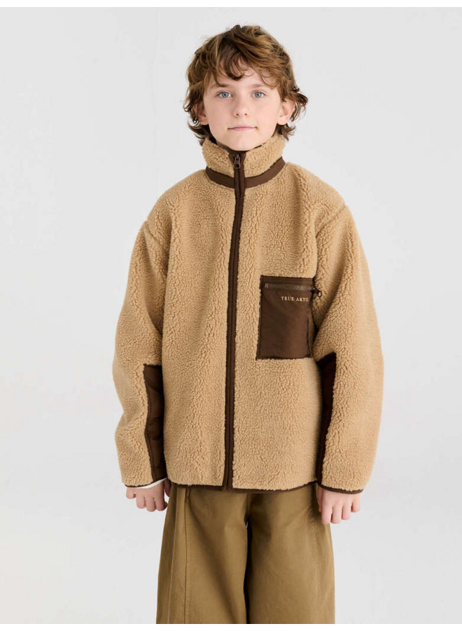 True Artist | reversible jacket nº03 otter brown | brown