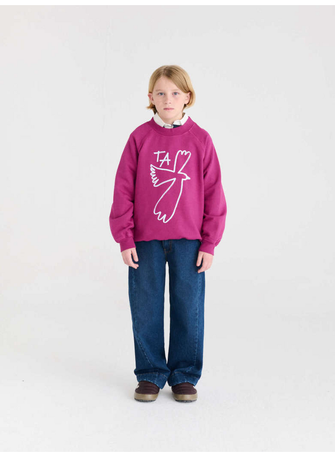 True Artist | sweatshirt nº01 cherry fuchsia | fuchsia