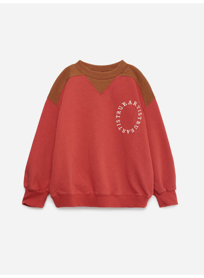 True Artist | sweatshirt nº14 deep red | red