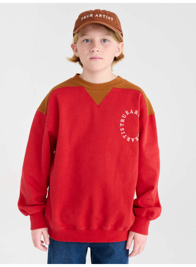 True Artist | sweatshirt nº14 deep red | red