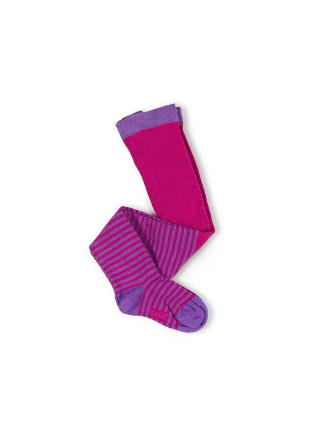 Nixnut | stripe tights | blueberry stripe