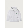 American Vintage | baptown sweater capuchon | gris chine