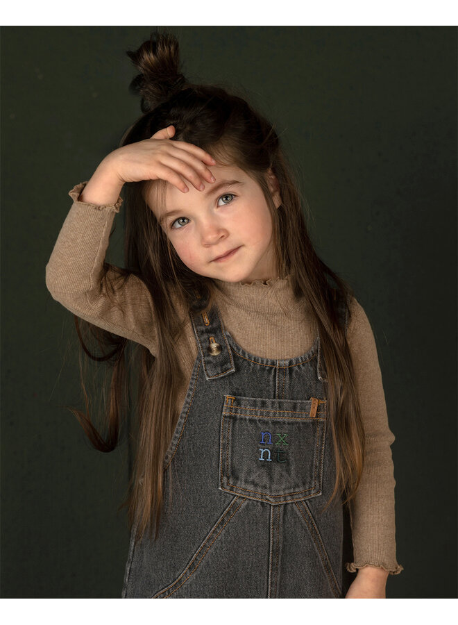 Nixnut | mel dungaree | antracite